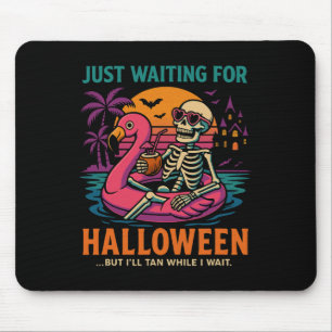 Just Wart für Halloween Funny Skelett T-Shirt Mousepad