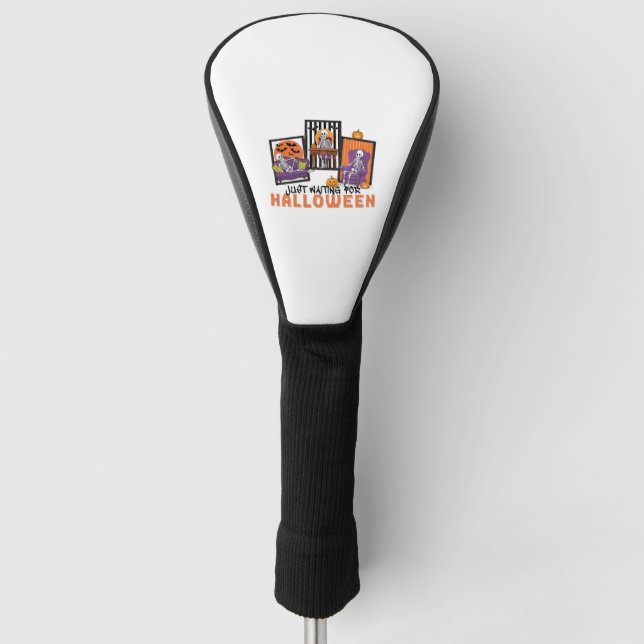 Just Wart Halloween Fall Vibes Golf Headcover (Vorderseite)