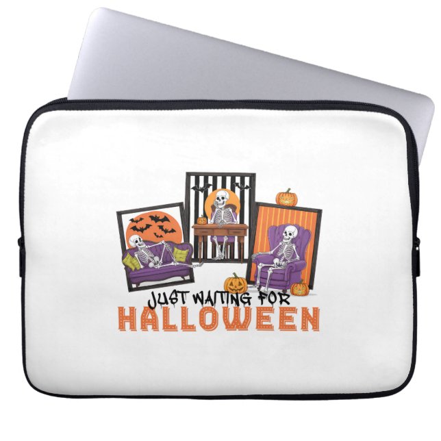 Just Wart Halloween Fall Vibes Laptopschutzhülle (Vorderseite)