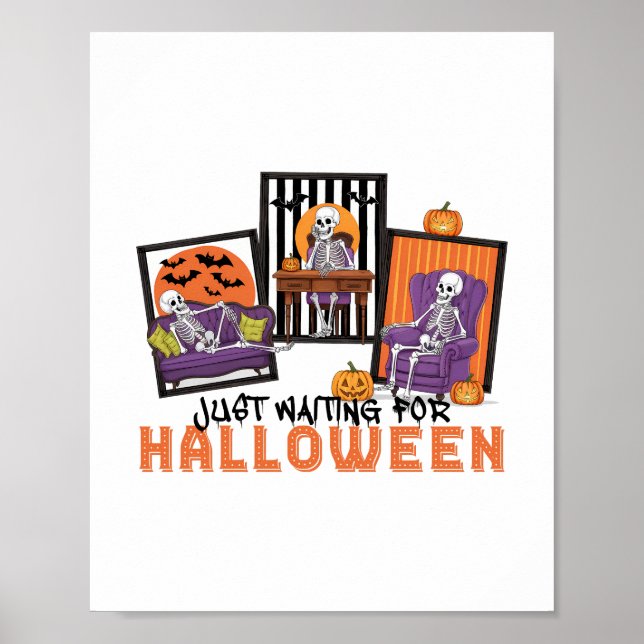 Just Wart Halloween Fall Vibes Poster (Vorne)