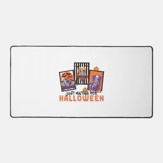 Just Wart Halloween Fall Vibes Schreibtischunterlage (Vorderseite)