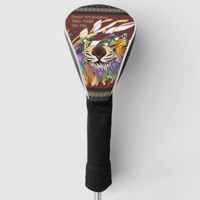 Just Watching The Ball Go By  Golf Headcover (Vorderseite)