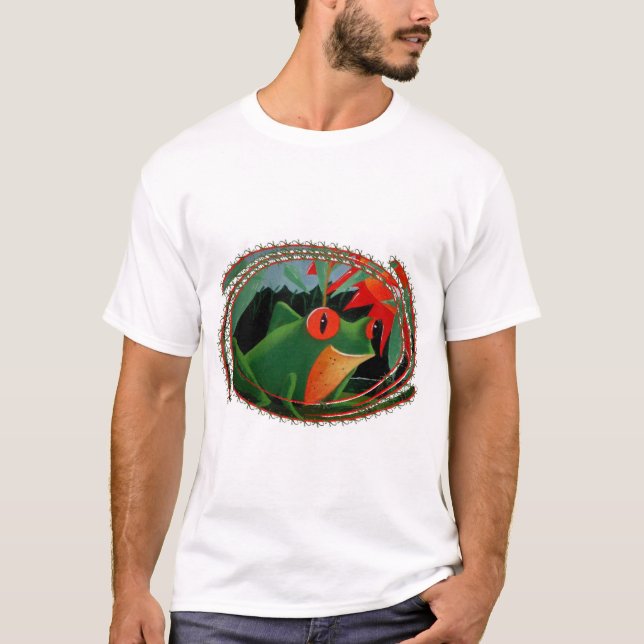 justa Frosch durch artloverhuck T-Shirt (Vorderseite)