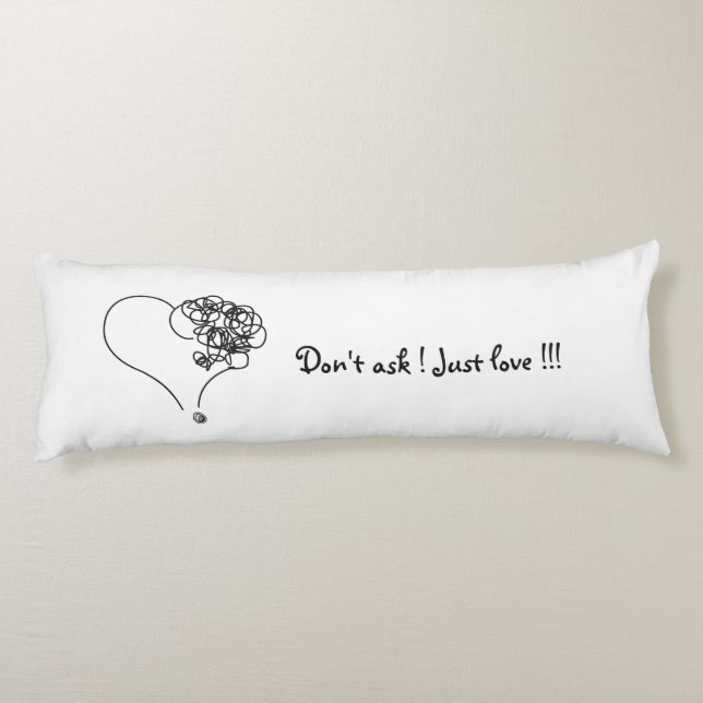 Juste aimer le coussin du corps (Dos)