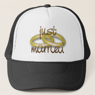 Juste aller marié loin le casquette du marié