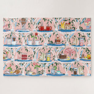 Juste des Desserts ! French Café Jigsaw Puzzle