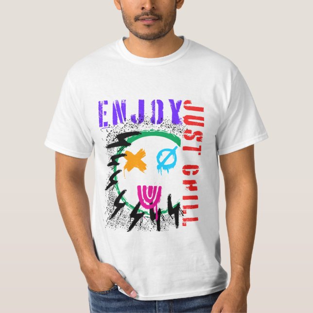 JUSTE ENFANTS PROFITEZ D'AMUSANT CADEAU TSHIRT (Devant)