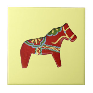 Juste Face À La Carreaux De Cheval Rouge Dala