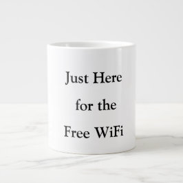 Juste ici pour le WiFi gratuit drôles de tasses