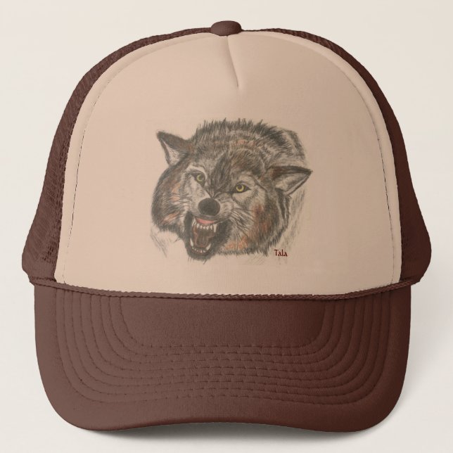 Juste le loup, casquette de camionneur (Devant)