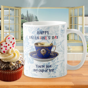 Juste ma tasse de thé florale vintage pour la Sain