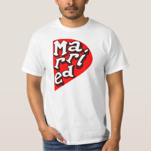 juste marié.drôle couple t-shirt set x2