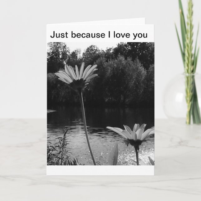 Juste parce que j'aime les cartes (Devant)