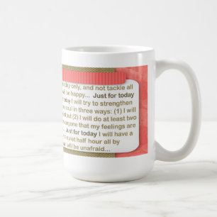Juste pour la tasse d'aujourd'hui
