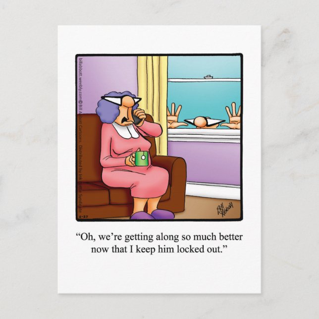 Juste Pour Rire Carte Postale Humoristique (Devant)