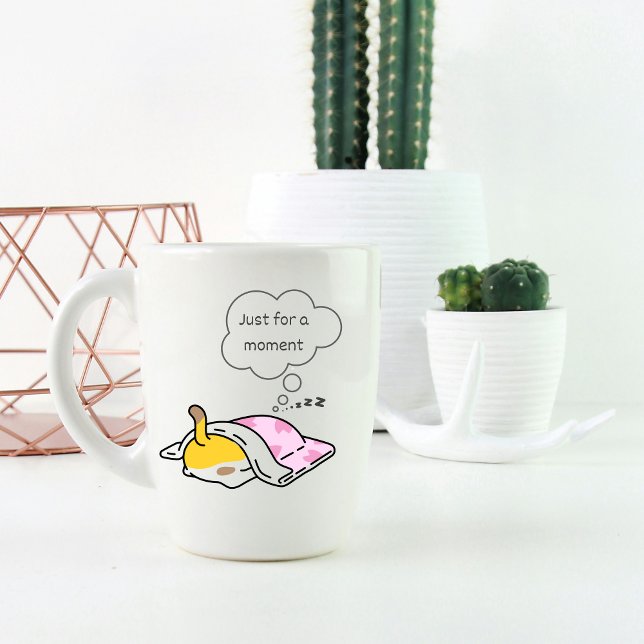 "Juste pour un instant" Chat Mug (Créateur téléchargé)