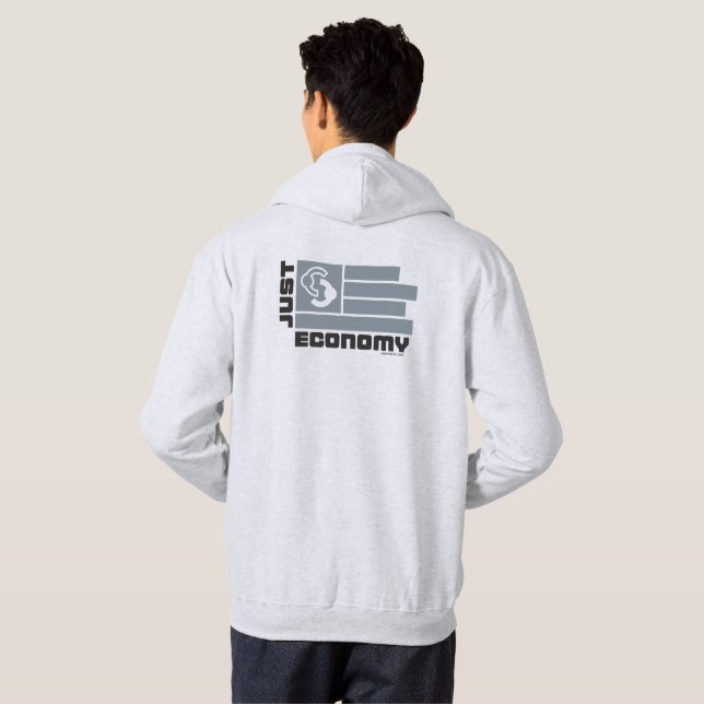 Juste Sweat - shirt à capuche économique avec doub (Dos entier)