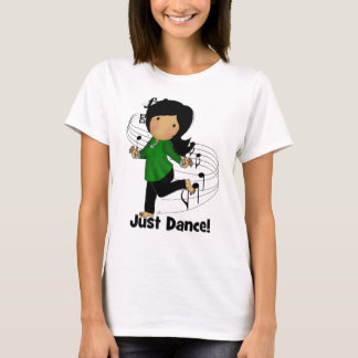 Juste T-shirt de dames de danse