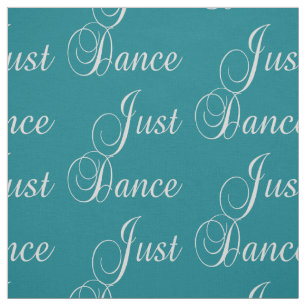 Juste texte de danse sur tout tissu de couleur