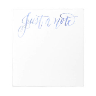 Juste un bloc-notes Note.