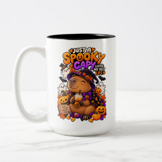 Juste un capy mignon et effrayant Mug Halloween Ca