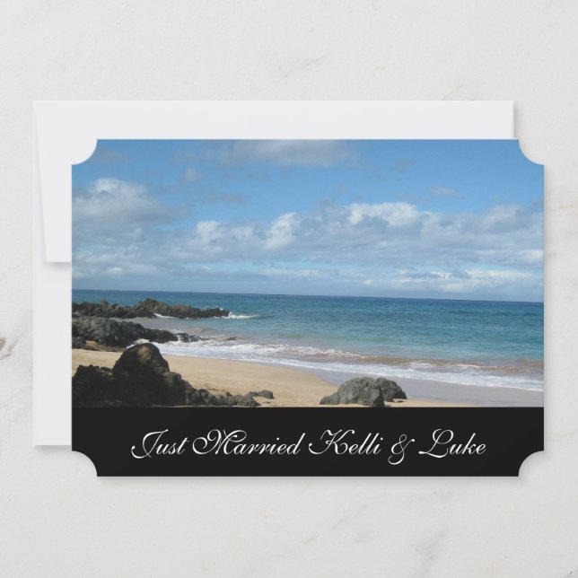 Juste un Carte photo marié (Devant)