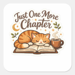 Juste un chapitre de plus Autocollant de chat mign