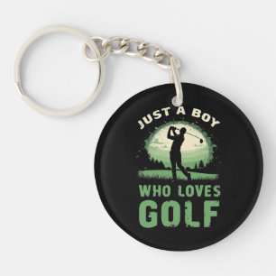 Juste un garçon qui aime Golf Club Golfing enfants
