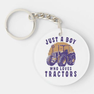 Juste un garçon qui aime les tracteurs et les cami