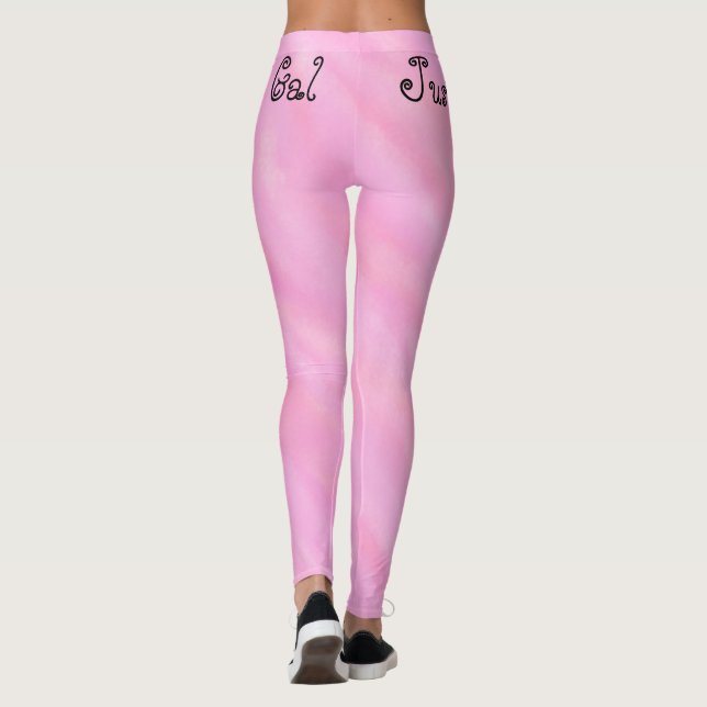 Juste Un Leggings Kinda Gal Aquarelle Lavage Legs (Dos)