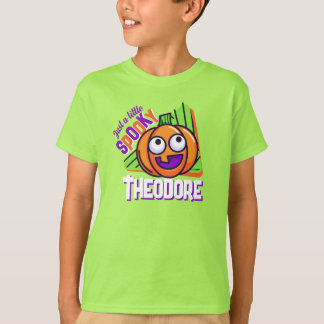 Juste un petit citrouille effrayant - t-shirt vert