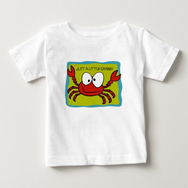 Juste un petit t-shirt enfant crabby (Devant)