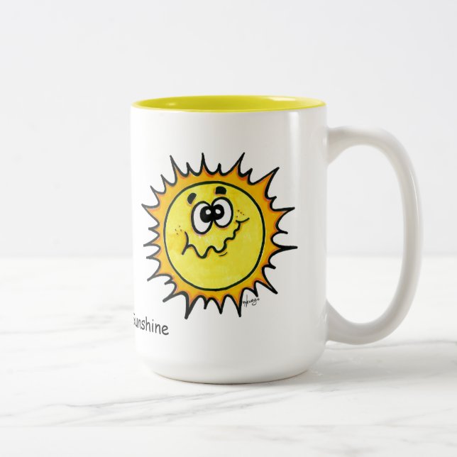 Juste un rayon de tasse de café de soleil (Droit)