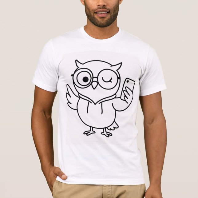 Juste Une Attitude Chanceuse Mignonne T-Shirt élég (Devant)