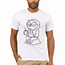 Juste Une Attitude Chanceuse Mignonne T-Shirt élég