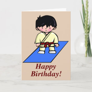 Juste une carte d'anniversaire de Gup Martial Arts