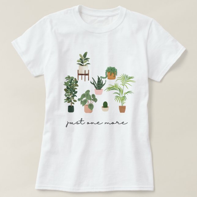 Juste Une Chemise Plante De Plus, T-Shirt Plante L (Design devant)