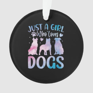 juste une fille aime qui chien