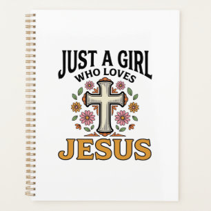 Juste une fille qui aime Jésus Floral Cross Shirt_