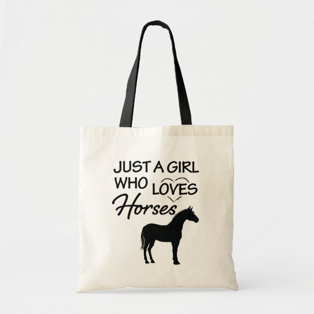 Juste une fille qui aime le cadeau drôle de sac (Devant)