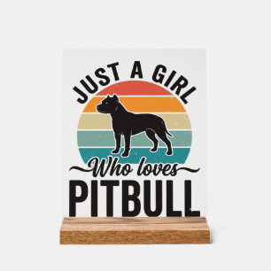Juste une fille qui aime le design de chien vintag