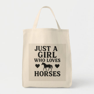 Juste une fille qui aime le Sac fourre-tout des ch