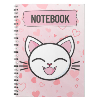 "Juste une fille qui aime les chats – Cahier migno