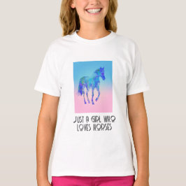 Juste une fille qui aime les chevaux T-shirt