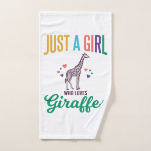 Juste une fille qui aime les girafes vintage vecte