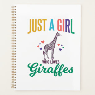 Juste une fille qui aime les girafes vintage vecte