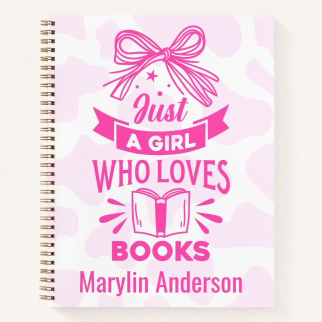 JUSTE UNE FILLE QUI AIME LES LIVRES NOM PERSONNALI (Devant)