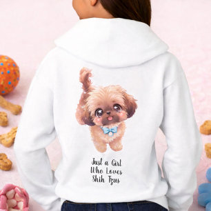 Juste une fille qui aime les Shih Tzus amoureux de