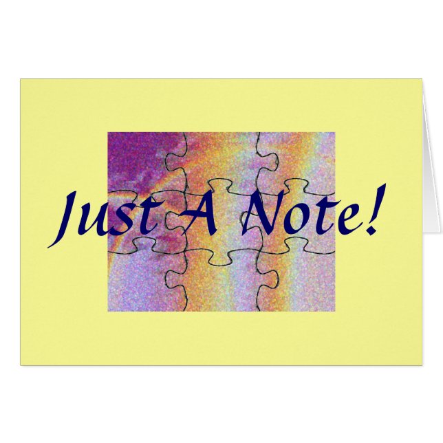 Juste une note ! (Devant horizontal)