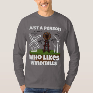 Juste une personne qui aime le T-shirt moulin